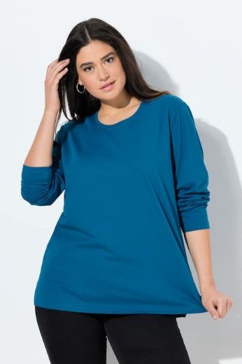 Moda za polnejše Majica dugih rukava plus velikost, xxl, Ulla Popken in Johann Popken (JP1880)