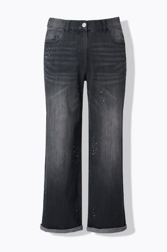 Moda za polnejše Traperice širokih nogavica plus velikost, xxl, Ulla Popken in Johann Popken (JP1880)