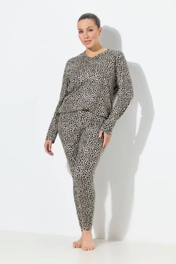 Moda za polnejše Tajice s leopard uzorkom plus velikost, xxl, Ulla Popken in Johann Popken (JP1880)