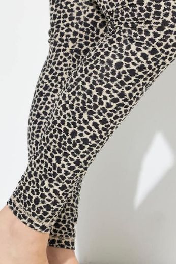 Moda za polnejše Tajice s leopard uzorkom plus velikost, xxl, Ulla Popken in Johann Popken (JP1880)