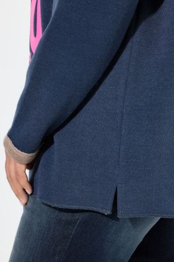 Moda za polnejše Majica dugih rukava s kapuljačom plus velikost, xxl, Ulla Popken in Johann Popken (JP1880)