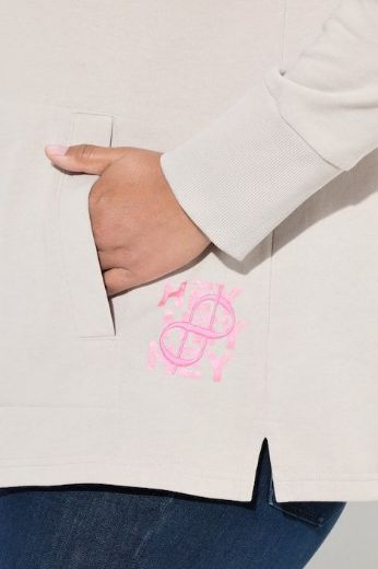 Moda za polnejše Majica dugih rukava s kapuljačom plus velikost, xxl, Ulla Popken in Johann Popken (JP1880)