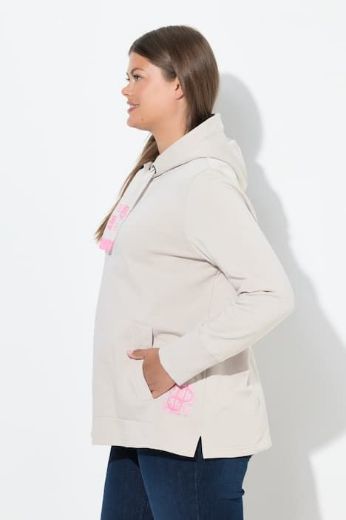Moda za polnejše Majica dugih rukava s kapuljačom plus velikost, xxl, Ulla Popken in Johann Popken (JP1880)
