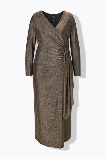 Moda za polnejše Haljina svečana maxi dugih rukava plus velikost, xxl, Ulla Popken in Johann Popken (JP1880)