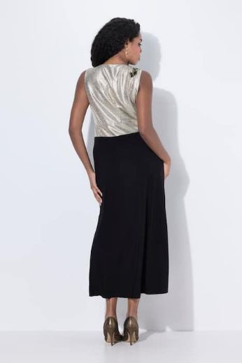 Moda za polnejše Haljina elegantna maxi bez rukava V ovratnika plus velikost, xxl, Ulla Popken in Johann Popken (JP1880)