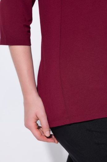 Moda za polnejše Majica 3/4 rukava s ukrasnim detaljima A kroja plus velikost, xxl, Ulla Popken in Johann Popken (JP1880)