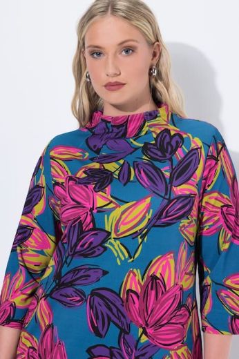 Moda za polnejše Haljina 3/4 rukava plus velikost, xxl, Ulla Popken in Johann Popken (JP1880)