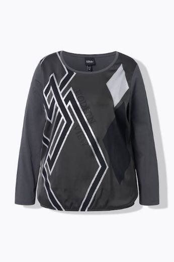 Moda za polnejše Majica dugih rukava plus velikost, xxl, Ulla Popken in Johann Popken (JP1880)