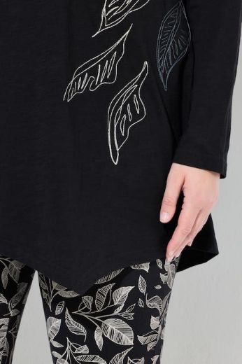 Moda za polnejše Majica dugih rukava plus velikost, xxl, Ulla Popken in Johann Popken (JP1880)