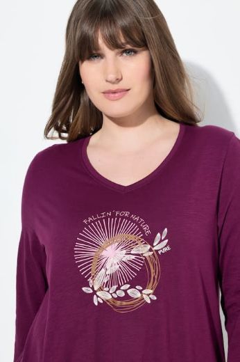 Moda za polnejše Majica 3/4 rukava dužeg kroja plus velikost, xxl, Ulla Popken in Johann Popken (JP1880)