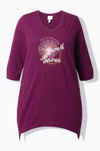 Moda za polnejše Majica 3/4 rukava dužeg kroja plus velikost, xxl, Ulla Popken in Johann Popken (JP1880)