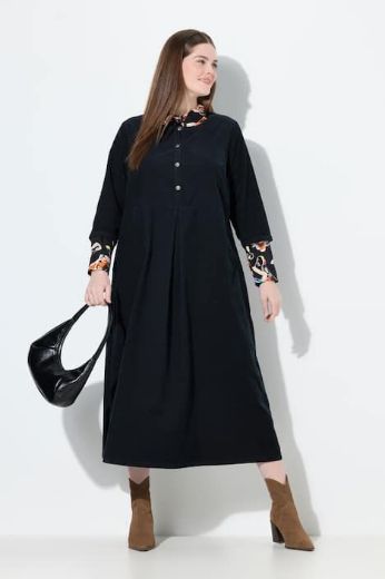 Moda za polnejše Haljina maxi 3/4 rukava plus velikost, xxl, Ulla Popken in Johann Popken (JP1880)