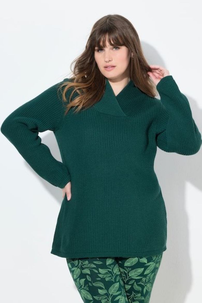 Moda za polnejše Pulover dugih rukava plus velikost, xxl, Ulla Popken in Johann Popken (JP1880)