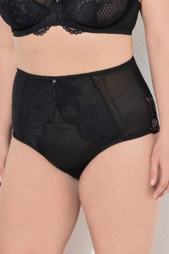 Moda za polnejše Gaćice maxi s dodatkom ukrasne čipke plus velikost, xxl, Ulla Popken in Johann Popken (JP1880)