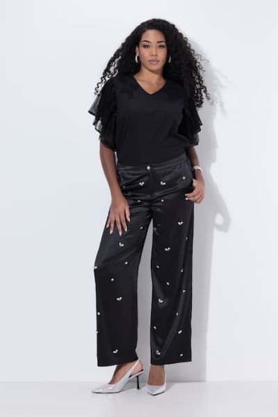 Slika Hlače elegantne širokih nogavica