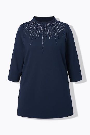 Moda za polnejše Majica povišenog ovratnika s ukrasnim dodacima plus velikost, xxl, Ulla Popken in Johann Popken (JP1880)