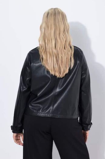 Moda za polnejše Jakna od umjetne kože šireg kroja plus velikost, xxl, Ulla Popken in Johann Popken (JP1880)