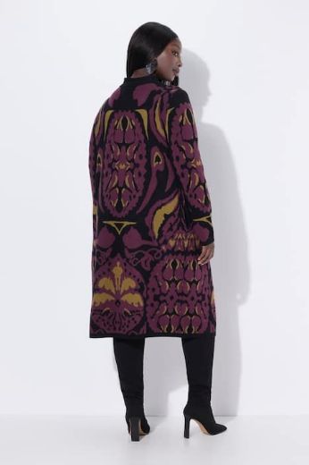 Moda za polnejše Kardigan pleteni dužeg kroja plus velikost, xxl, Ulla Popken in Johann Popken (JP1880)