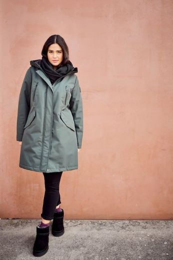 Moda za polnejše Jakna s kapuljačom funkcionalna dužeg kroja plus velikost, xxl, Ulla Popken in Johann Popken (JP1880)