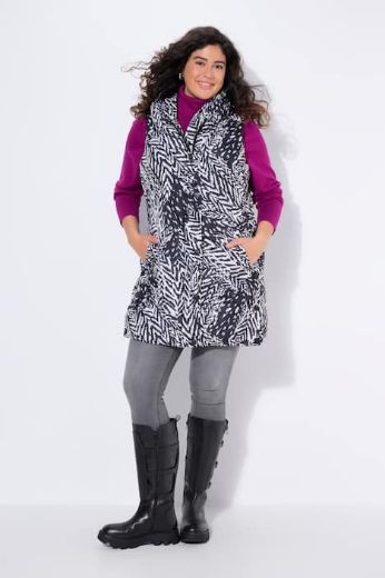 Moda za polnejše Prsluk prošiveni dužeg kroja s kapuljačom plus velikost, xxl, Ulla Popken in Johann Popken (JP1880)