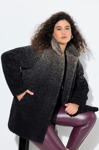 Moda za polnejše Kaput A kroja od flisa plus velikost, xxl, Ulla Popken in Johann Popken (JP1880)