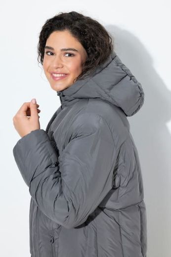 Moda za polnejše Jakna prošivena s kapuljačom dužeg kroja plus velikost, xxl, Ulla Popken in Johann Popken (JP1880)