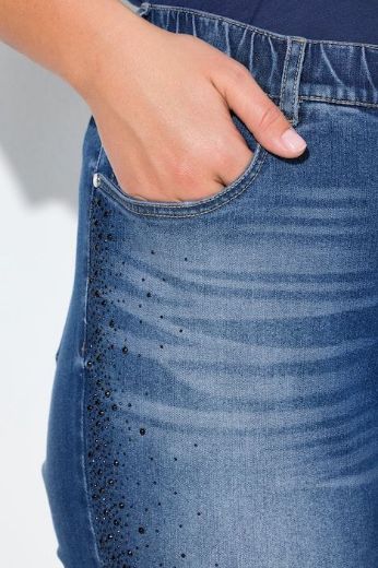 Moda za polnejše Traperice širih nogavica plus velikost, xxl, Ulla Popken in Johann Popken (JP1880)