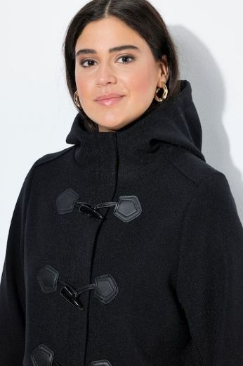 Moda za polnejše Kaput s ukrasnim kopčanjem plus velikost, xxl, Ulla Popken in Johann Popken (JP1880)