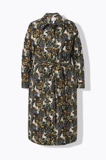 Moda za polnejše Haljina dugih rukava na kopčanje plus velikost, xxl, Ulla Popken in Johann Popken (JP1880)