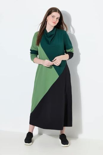 Moda za polnejše Haljina od eko pamuka dugih  rukava plus velikost, xxl, Ulla Popken in Johann Popken (JP1880)