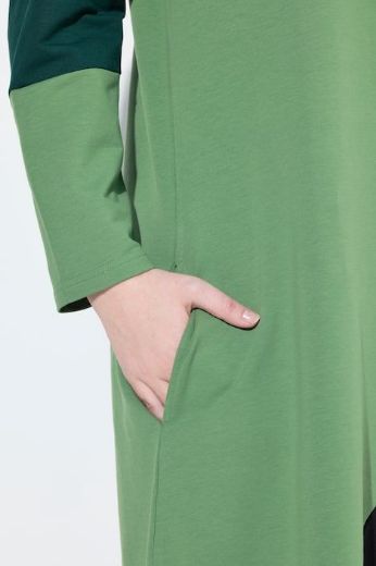 Moda za polnejše Haljina od eko pamuka dugih  rukava plus velikost, xxl, Ulla Popken in Johann Popken (JP1880)