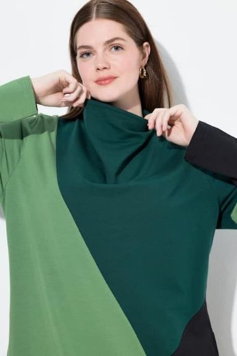 Moda za polnejše Haljina od eko pamuka dugih  rukava plus velikost, xxl, Ulla Popken in Johann Popken (JP1880)