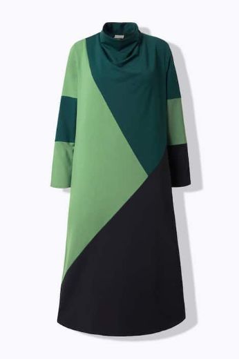 Moda za polnejše Haljina od eko pamuka dugih  rukava plus velikost, xxl, Ulla Popken in Johann Popken (JP1880)