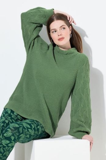 Moda za polnejše Pulover od eko pamuka plus velikost, xxl, Ulla Popken in Johann Popken (JP1880)