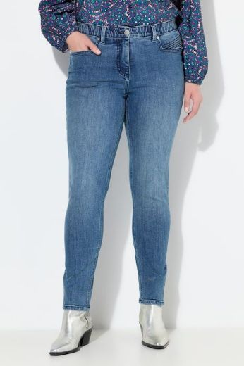 Moda za polnejše Traperice uskih nogavica plus velikost, xxl, Ulla Popken in Johann Popken (JP1880)