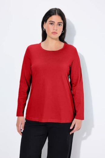 Moda za polnejše Majica dugi rukavi okrugli izrez plus velikost, xxl, Ulla Popken in Johann Popken (JP1880)