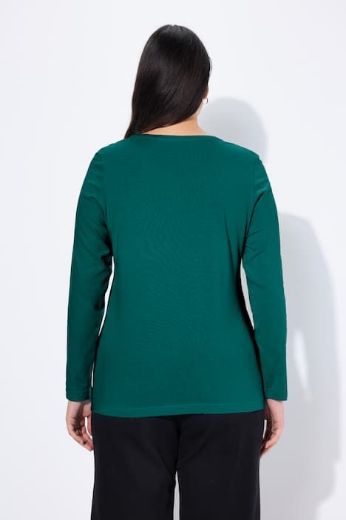 Moda za polnejše Majica dugi rukavi okrugli izrez plus velikost, xxl, Ulla Popken in Johann Popken (JP1880)