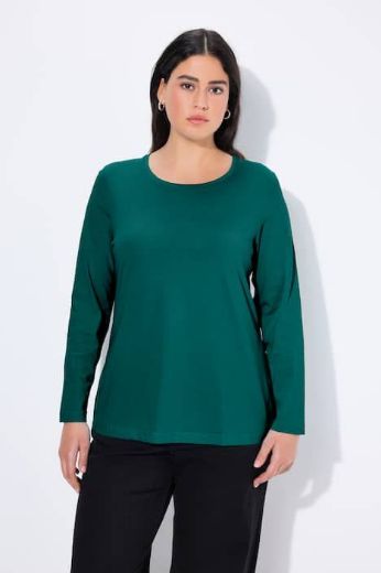 Moda za polnejše Majica dugi rukavi okrugli izrez plus velikost, xxl, Ulla Popken in Johann Popken (JP1880)