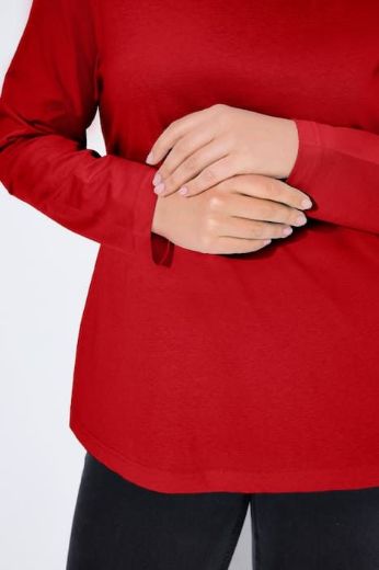 Moda za polnejše Majica rol ovratnik plus velikost, xxl, Ulla Popken in Johann Popken (JP1880)