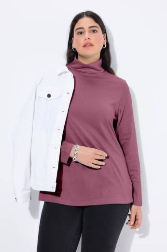 Moda za polnejše Majica rol ovratnik plus velikost, xxl, Ulla Popken in Johann Popken (JP1880)