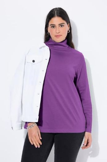 Moda za polnejše Majica rol ovratnik plus velikost, xxl, Ulla Popken in Johann Popken (JP1880)