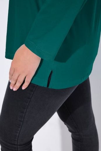 Moda za polnejše Majica Basic dugi rukavi plus velikost, xxl, Ulla Popken in Johann Popken (JP1880)