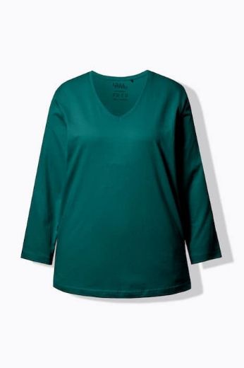 Moda za polnejše Majica Basic dugi rukavi plus velikost, xxl, Ulla Popken in Johann Popken (JP1880)