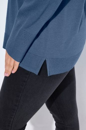 Moda za polnejše Pulover s rol ovratnikom plus velikost, xxl, Ulla Popken in Johann Popken (JP1880)