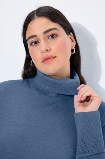 Moda za polnejše Pulover s rol ovratnikom plus velikost, xxl, Ulla Popken in Johann Popken (JP1880)