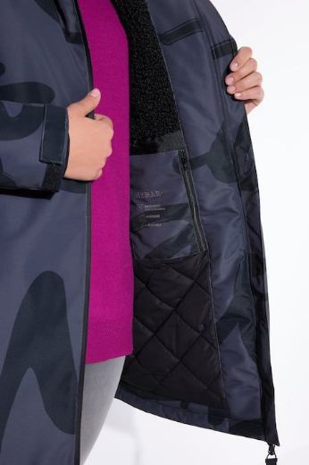 Moda za polnejše Jakna funkcionalna s printom plus velikost, xxl, Ulla Popken in Johann Popken (JP1880)