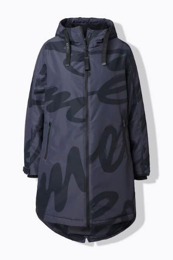 Moda za polnejše Jakna funkcionalna s printom plus velikost, xxl, Ulla Popken in Johann Popken (JP1880)