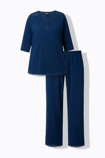 Moda za polnejše Pidžama dugih rukava i dugih nogavica plus velikost, xxl, Ulla Popken in Johann Popken (JP1880)