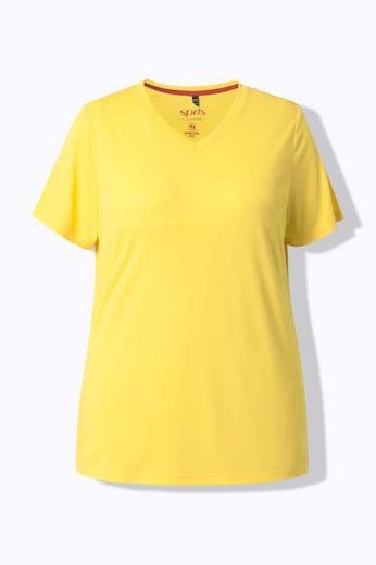 Moda za polnejše Majica funkcionalna V ovratnik plus velikost, xxl, Ulla Popken in Johann Popken (JP1880)