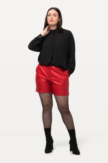 Moda za polnejše Hlače kratke imitacija kože plus velikost, xxl, Ulla Popken in Johann Popken (JP1880)